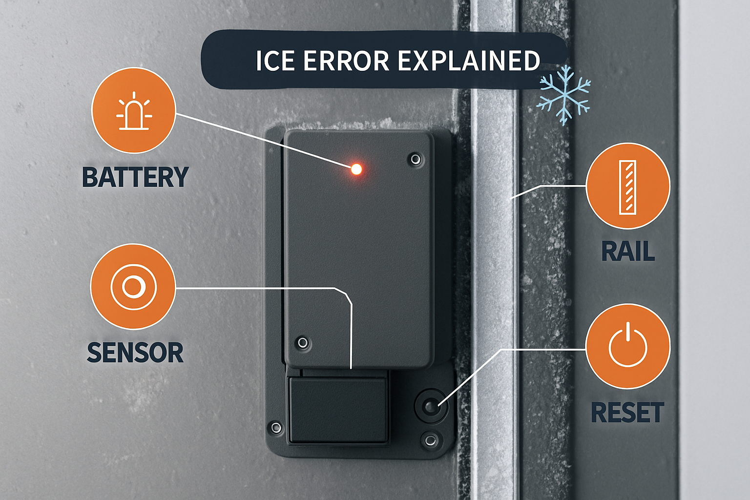Run-Chicken T50 Flashing Light Ice Errors Explained technical checkpoint image with clear practical checkpoints
